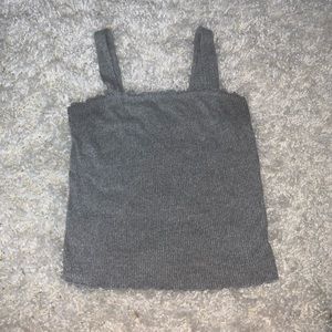 American Eagle Lettuce Edge Square Neck Tank